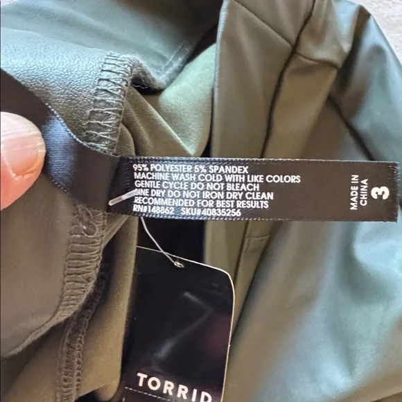 Torrid faux leather leggings - Picture 9 of 13